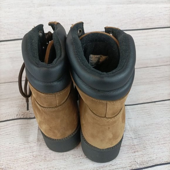 Laredo Womens Western Work Boots 6.5M Brown 6" Saddle Brand - Picture 4 of 9